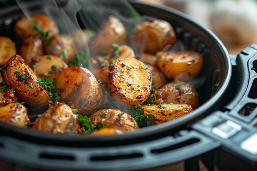 a large air fryer